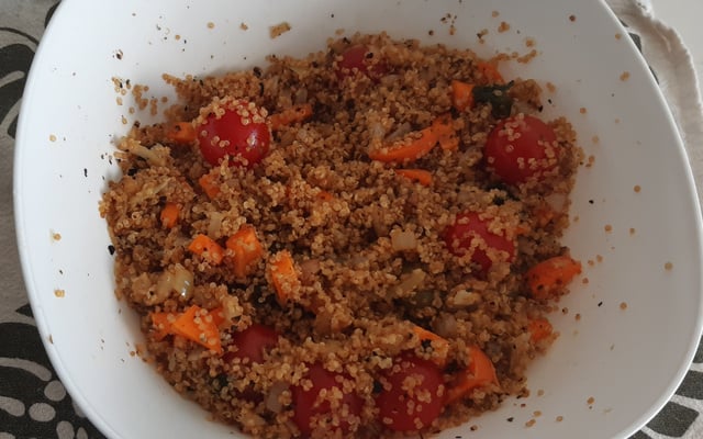 Salada de quinoa