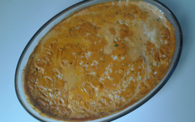 Filé de merluza ao molho rosé