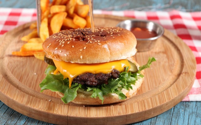 Hambúrguer de carne moída
