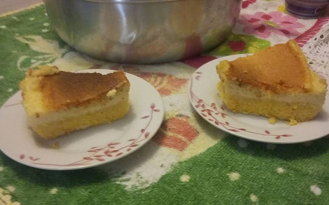 Bolo de fubá cremoso