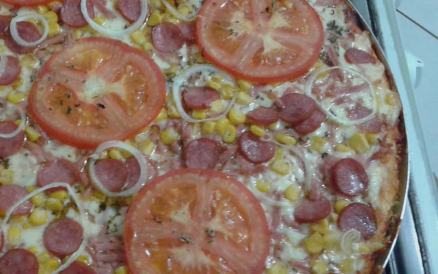 Pizza de liquidificador fácil