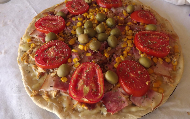 Massa básica para pizza