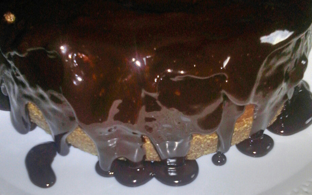 Cobertura de chocolate com creme de leite