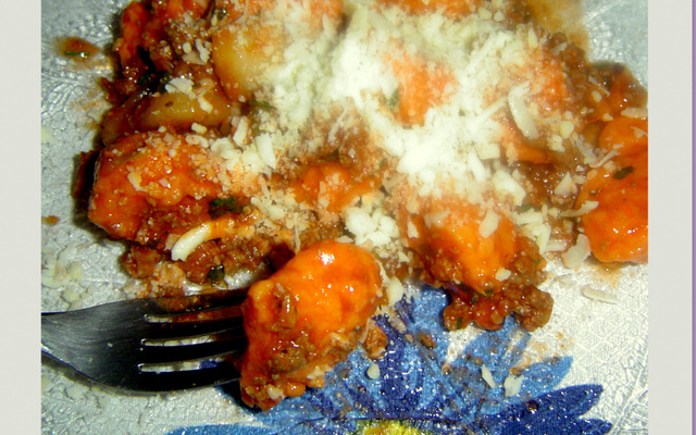 Nhoque de abóbora do Lúcio Cezar