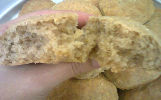 Pão integral de aveia