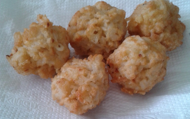Bolinho de arroz maluco