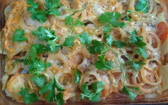 Filé de merluza ao forno