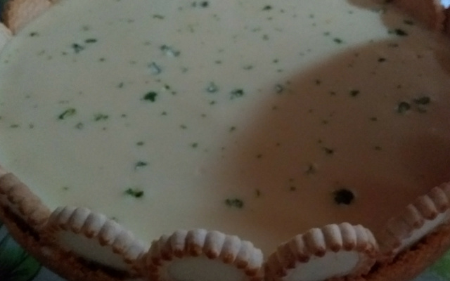 Torta de limão com chocolate branco