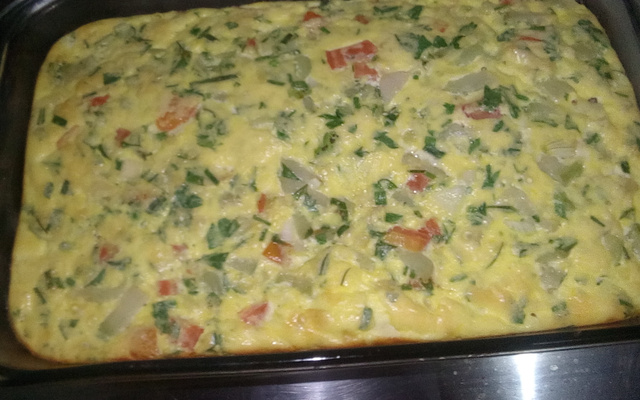 Torta de chuchu sem farinha