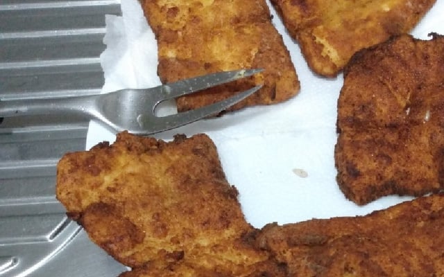 Filé de peixe empanado (crocante)