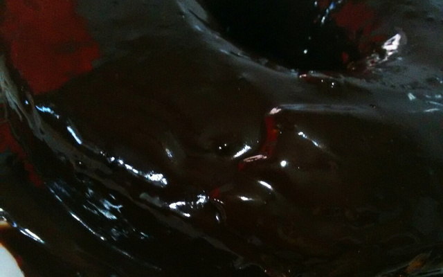 Cobertura de chocolate cremosa