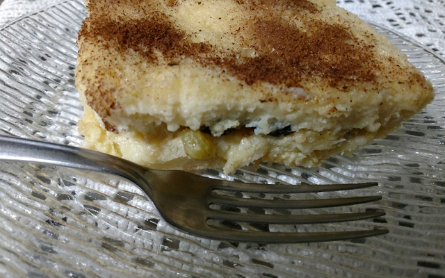 Torta de banana com pão de forma