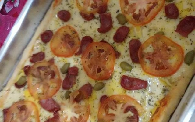 Massa de pizza fácil