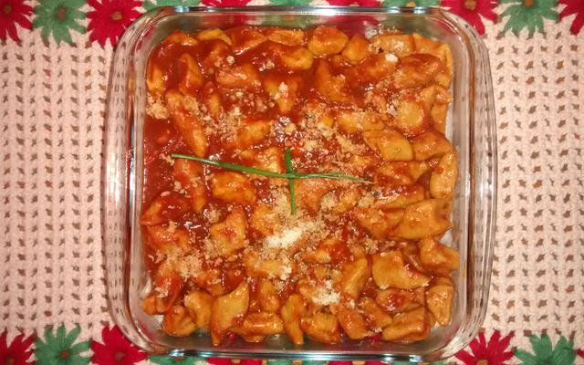 Nhoque de abóbora do Lúcio Cezar