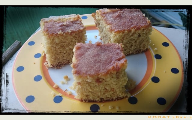 Bolo de banana com farinha de rosca