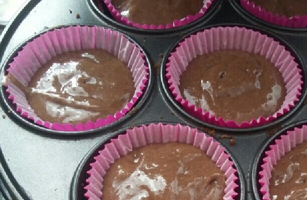 Cupcake de chocolate