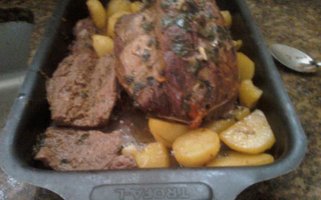 Carne de panela recheada