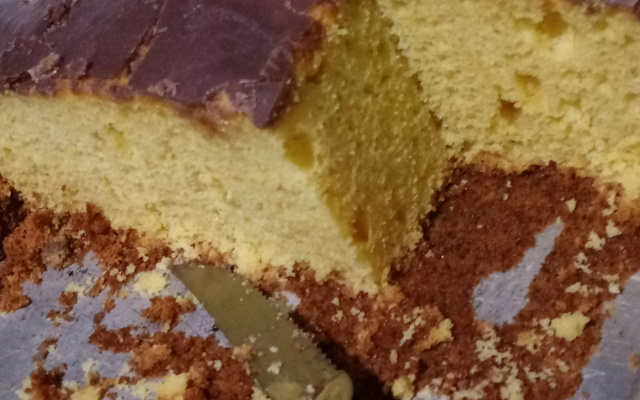 Bolo de cenoura cozida