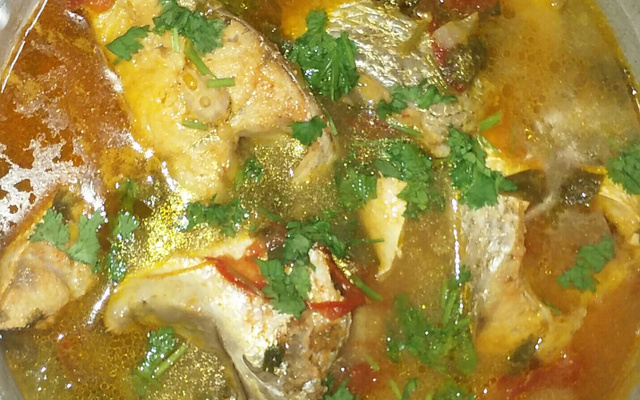 Peixe cozido maranhense