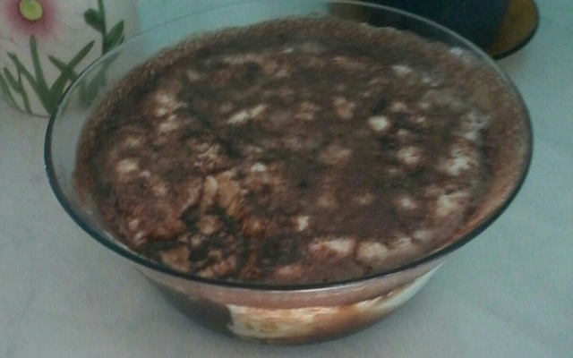 Manjar de coco e chocolate