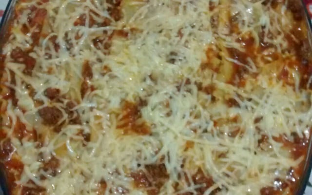 Lasanha bolonhesa fácil