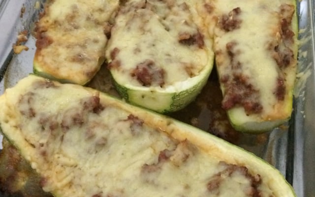 Abobrinha recheada