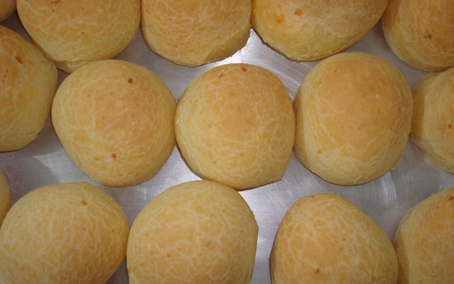 Pão de queijo saboroso