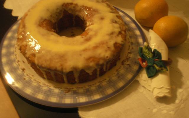 Bolo de laranja com iogurte