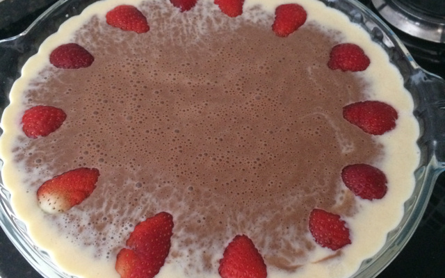 Creme de farinha láctea com Nescau