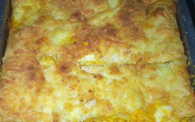 Massa rápida de torta salgada de liquidificador