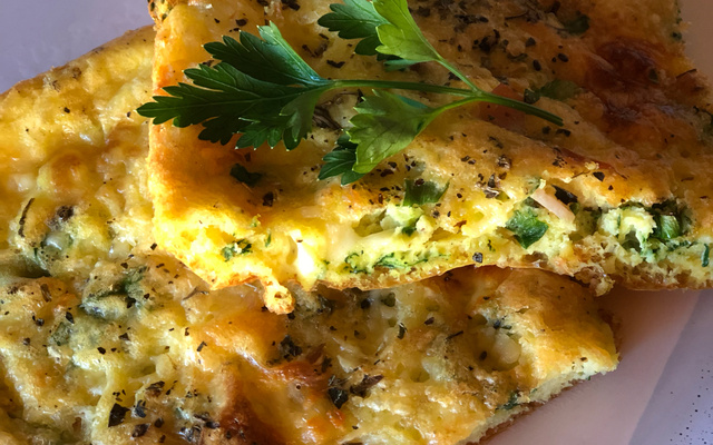 Omelete de forno fácil e gostoso