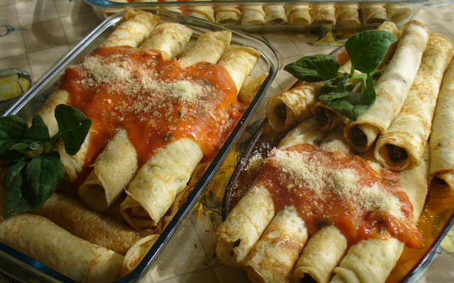 Panquecas de espinafre