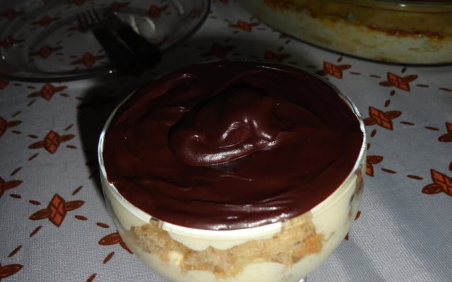 Pavê Natalino de Maracujá com Panetone