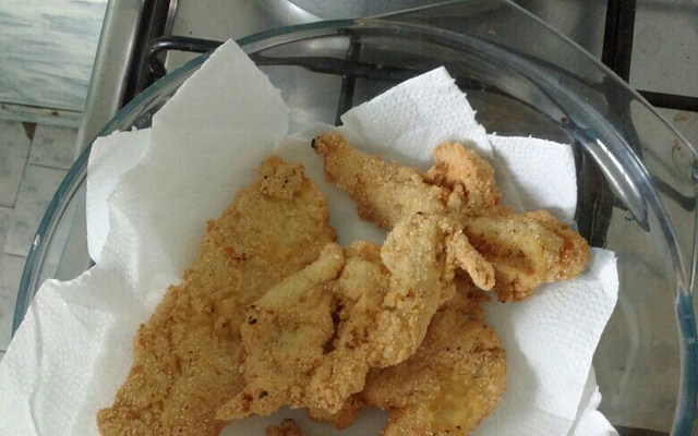 Filé de peito de frango à milanesa