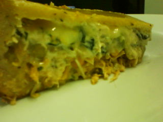 Torta salgada 2 recheios