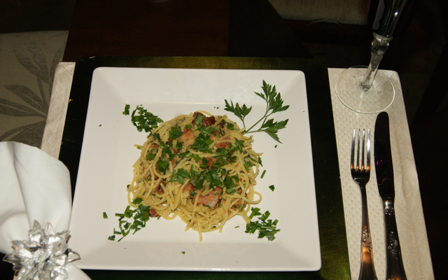 Macarrão à carbonara