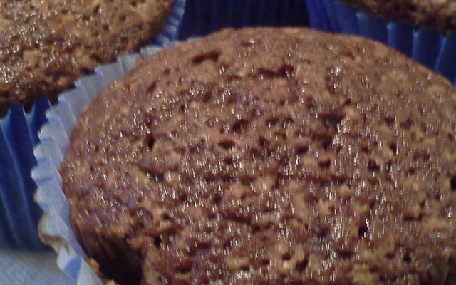 Bolo de chocolate com banana