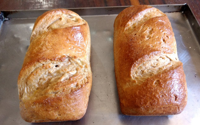 Pão integral caseiro