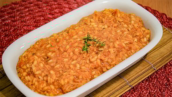 Risoto de frango fácil