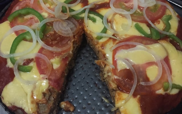 Massa de pizza de liquidificador sem glúten