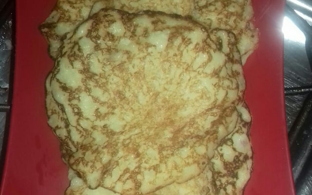 Delícia de panqueca de batata