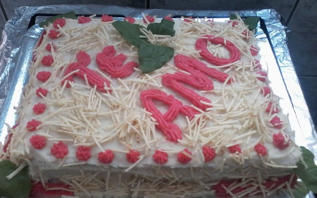 Bolo salgado de frango