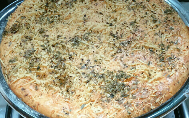 Torta de atum no liquidificador
