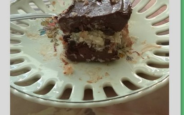 Delicia de chocolate/coco e passas (receita fácil, rápida e saborosa) do Lúcio Cezar