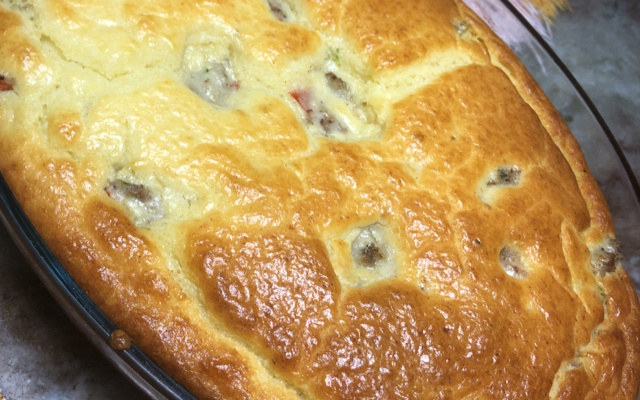 Torta salgada de sardinha