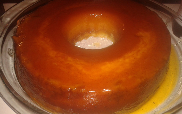 Pudim de padaria durinho