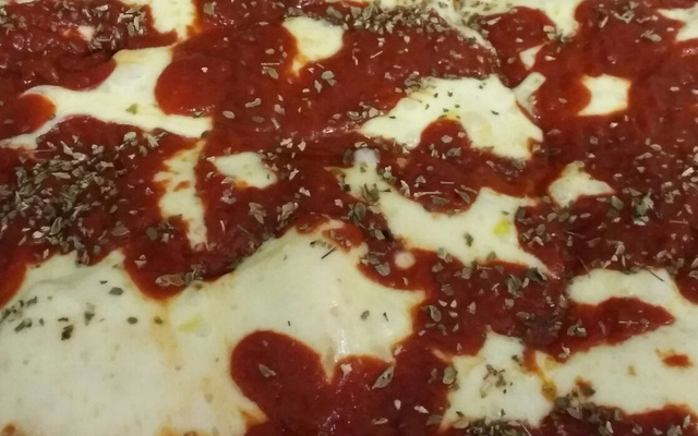 Filé de frango à parmegiana