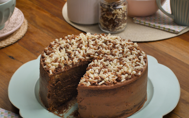 Bolo mousse de nutella