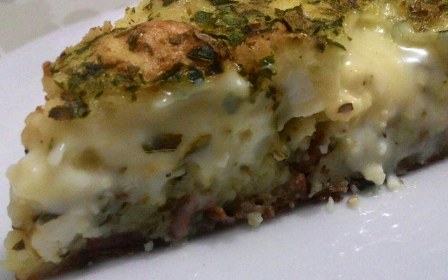 Torta siciliana com requeijão