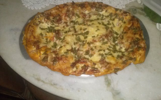 Lasanha de carne seca